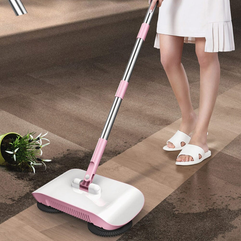 Household Hand Push Sweeper Device