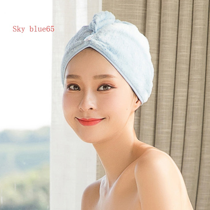 Absorbent Dry Hair Towel Cap