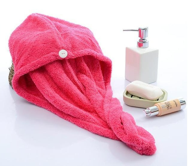 Absorbent Dry Hair Towel Cap