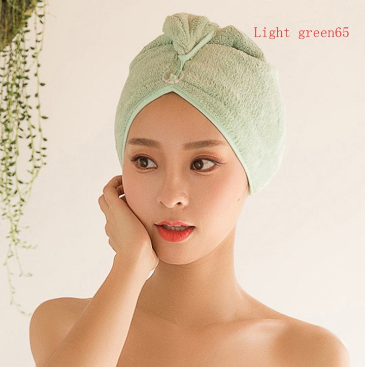 Absorbent Dry Hair Towel Cap