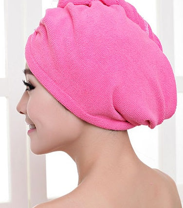Absorbent Dry Hair Towel Cap