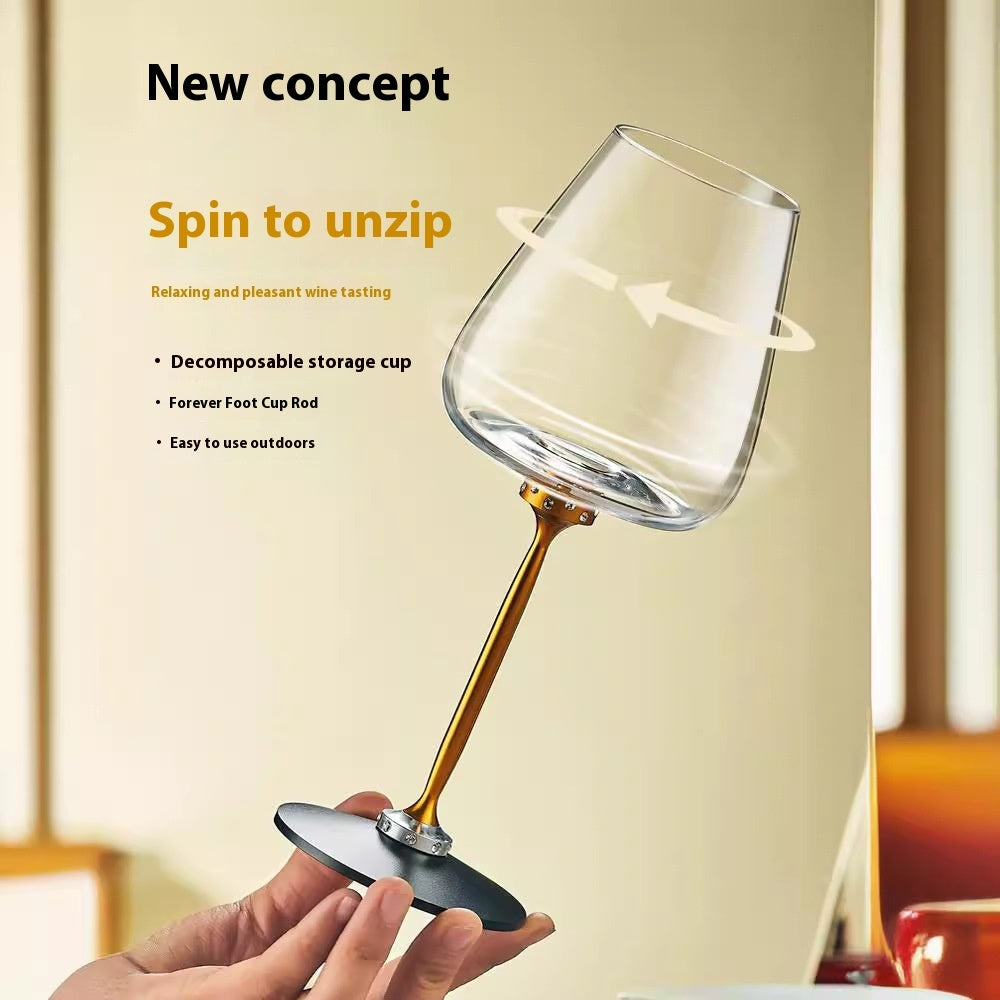 Rotational Wine Glass