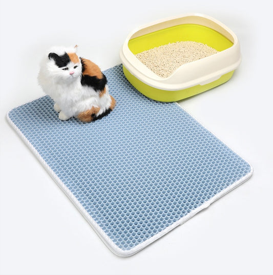 Pet Cat Double Litter Mat