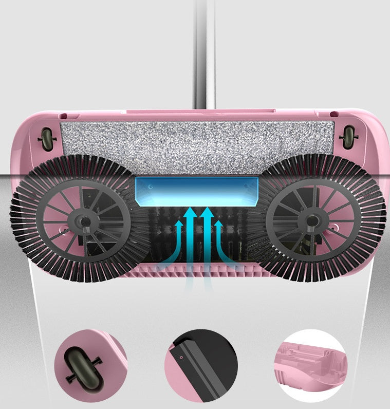 Household Hand Push Sweeper Device